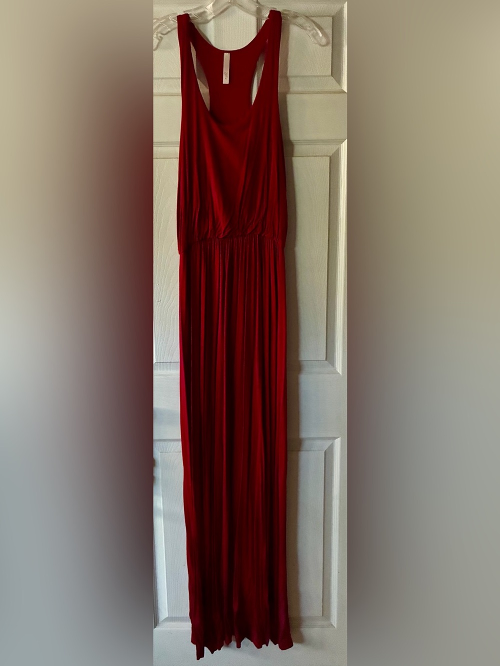 Jolie Crimson Tank Maxi Dress